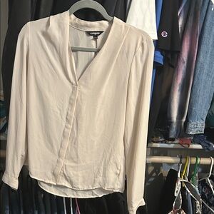 Express beige top xs
